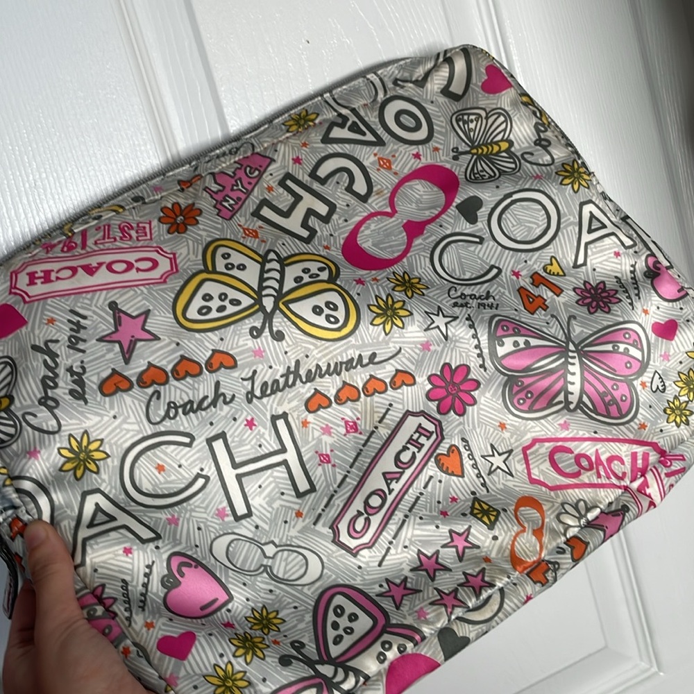 Coach poppy laptop sleeve - Picture 3 of 8